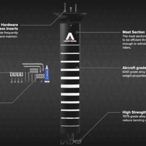 Armstrong Aluminum Alloy Mast Complete Set