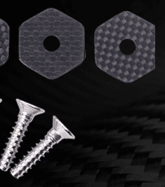 Armstrong Carbon Footstrap Hardware Set