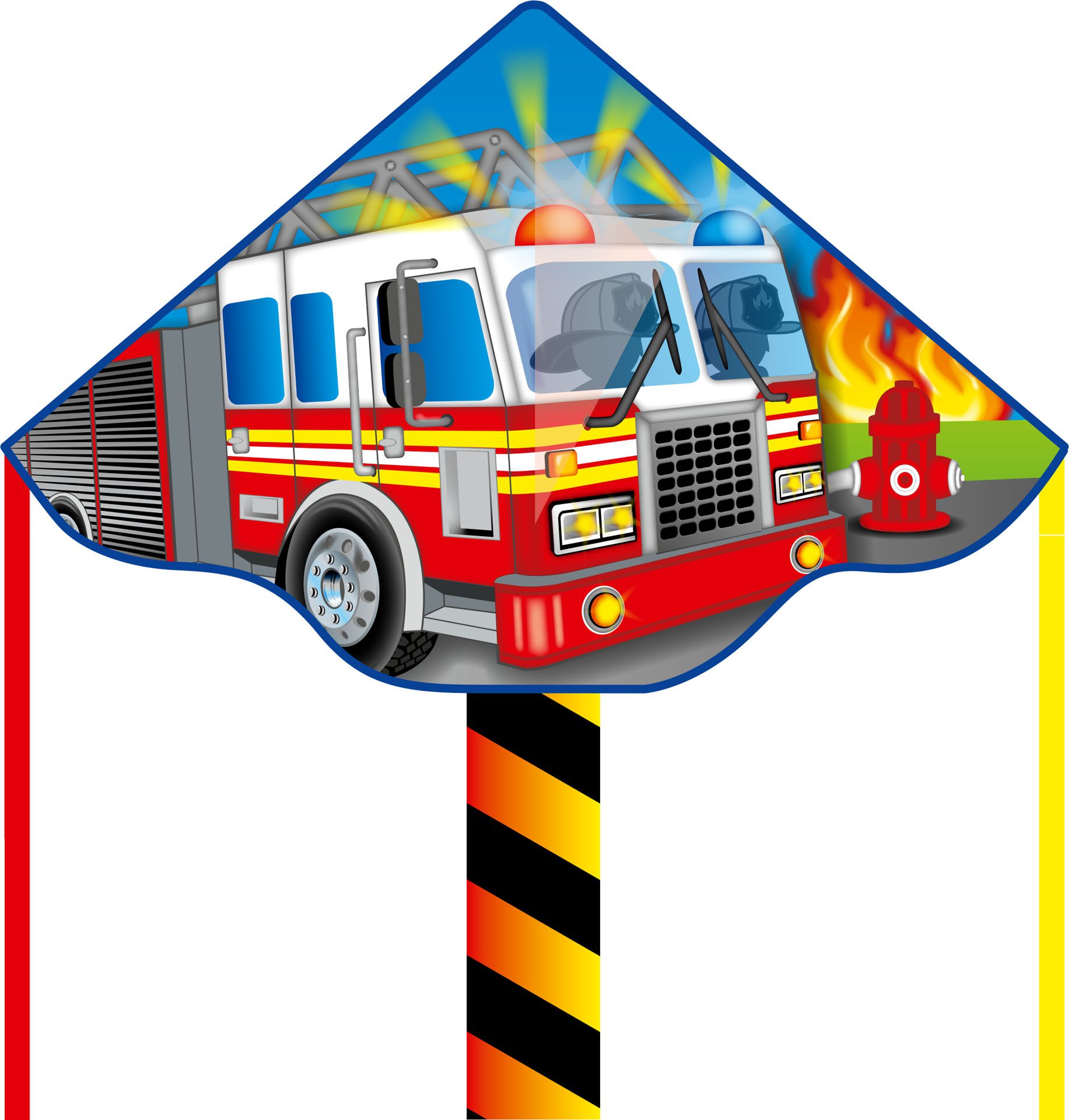 HQ Eco Simple Flyer Fire Truck 120cm 47"
