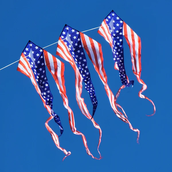 Premier 46 Inch Flo Train Delta Kite Patriotic (3-Pack Kite Bundle) - Image 2