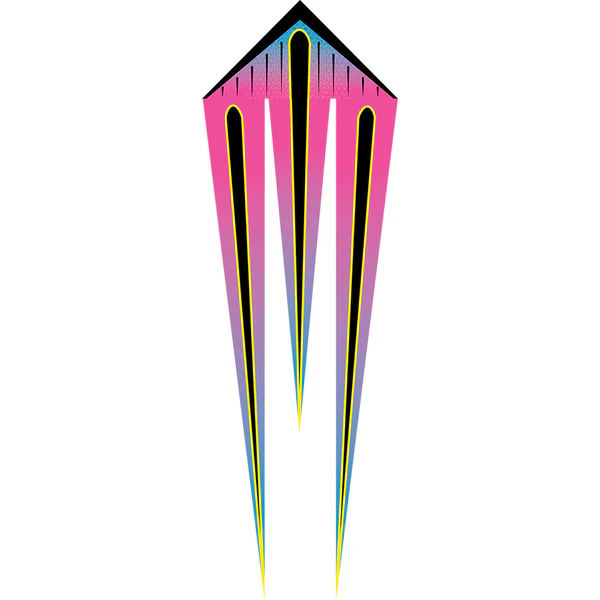 Premier Kites 46In Flo Train Delta Kite Raspberry Shock - Image 2