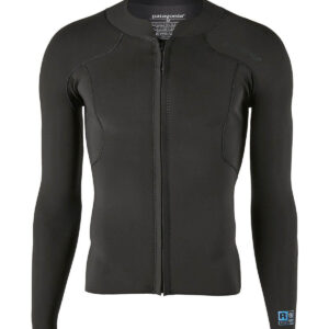 Patagonia 1.5mm Men's R1 Lite Yulex front zip long sleeve top, front